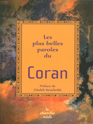 cover image of Les plus belles paroles du Coran